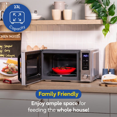 Russell Hobbs Digital Microwave Stainless Steel 23L 800W 8 Auto Cook RHM2372SS