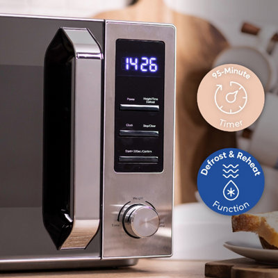 Russell Hobbs Digital Microwave Stainless Steel 23L 800W 8 Auto Cook RHM2372SS