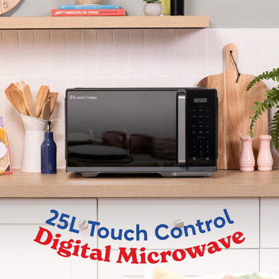 Russell Hobbs Digital Microwave with Touch Control 25L 900W Black RHMT2512B