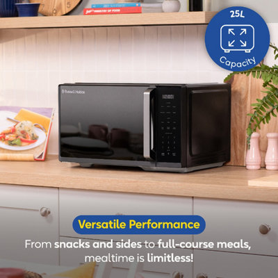 Russell Hobbs Digital Microwave with Touch Control 25L 900W Black RHMT2512B