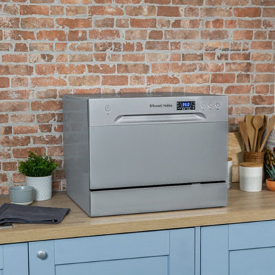 Russell Hobbs Dishwasher Table Top & Compact Silver RHTTDW6S - 3