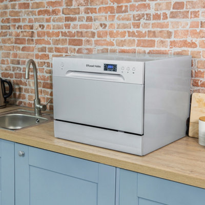 Russell Hobbs Dishwasher Table Top & Compact Silver RHTTDW6S - 4