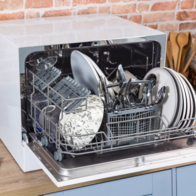 Russell Hobbs Dishwasher Table Top & Compact White RHTTDW6W - 4