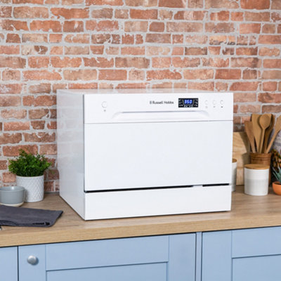 Russell Hobbs Dishwasher Table Top & Compact White RHTTDW6W - 7