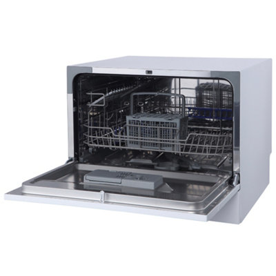 Russell Hobbs Dishwasher Table Top & Compact White RHTTDW6W - 9