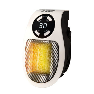 Russell Hobbs Electric Ceramic Heater Plug In 500W White RHPH2001