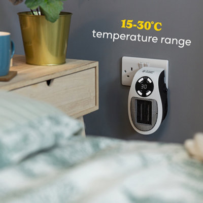 Russell Hobbs Electric Ceramic Heater Plug In 500W White RHPH2001 - 3