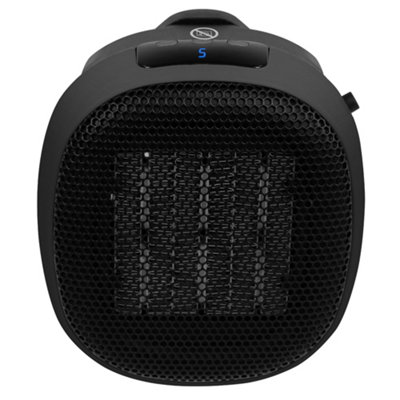 Russell Hobbs Electric Ceramic Heater Plug In 700W Black RHPH7001 - 7