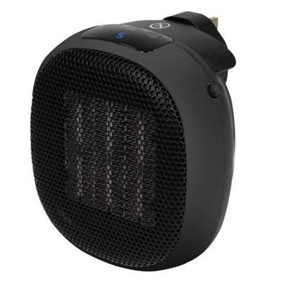 Russell Hobbs Electric Ceramic Heater Plug In 700W Black RHPH7001 - 9