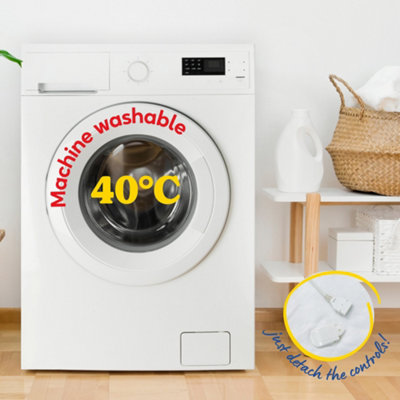 Russell Hobbs Electric Heated Blanket Premium Sherpa Fleece Throw King Size  RHEDB8002 | DIY at Bu0026Q