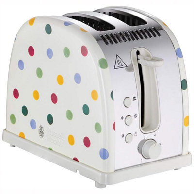 Russell Hobbs Emma Bridgewater 2-Slice Toaster - Polka Dot Cream