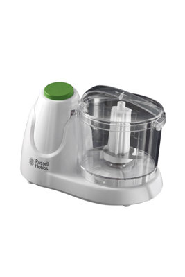 Russell Hobbs Food Collection Electric Mini Chopper, Dices & Purees Fruit & Vegetables - Recipes Included, 500ml, Removable Dishwasher-safe Bowl, Lid