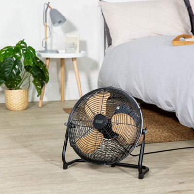 Russell Hobbs Ground Floor Fan 12 inch Black Scandi RHGF1221WDB - 3