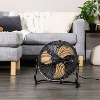 Russell Hobbs Ground Floor Fan 12 inch Black Scandi RHGF1221WDB - 6