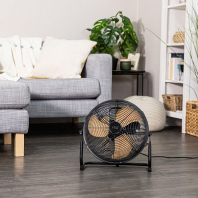 Russell Hobbs Ground Floor Fan 12 inch Black Scandi RHGF1221WDB - 7