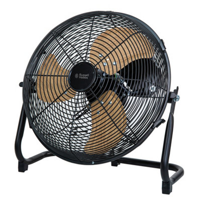 Russell Hobbs Ground Floor Fan 12 inch Black Scandi RHGF1221WDB - 9