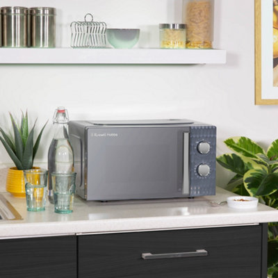 Russell hobbs honeycomb grey microwave sales