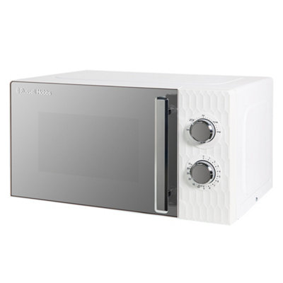 Russell hobbs white honeycomb microwave sales