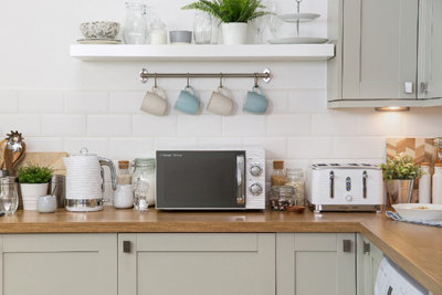 Russell hobbs white inspire microwave sales