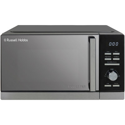Russell Hobbs Inverter Microwave 25L 900W Black Digital with Defrost RHMI2503B