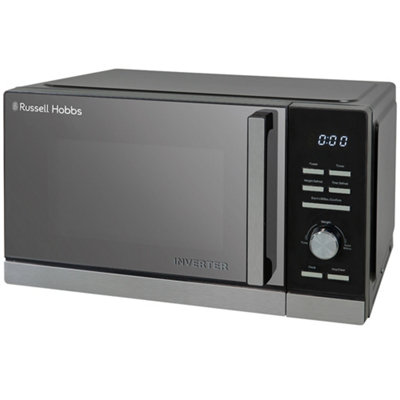 Russell Hobbs Inverter Microwave 25L 900W Black Digital with Defrost RHMI2503B