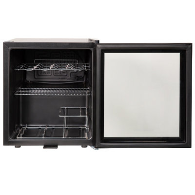 Russell Hobbs Lockable Wine Cooler Drinks Fridge 12 Bottle Black RHGWC1B-C-LCK