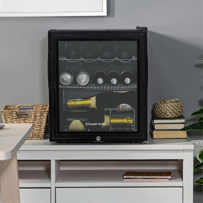 Russell Hobbs Lockable Wine Cooler Drinks Fridge 12 Bottle Black RHGWC1B-C-LCK - 7