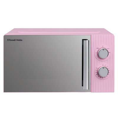 Russell Hobbs Manual Microwave Eden 17L with 5 Power Levels Pink RHMM725RP