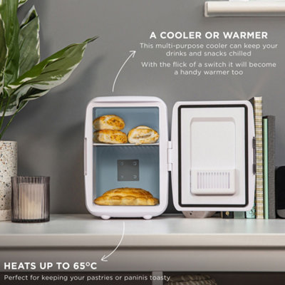 Russell Hobbs Mini Cooler 4L 6 Cans Portable for Drinks and Cosmetics White RH4CLR1001 - 9