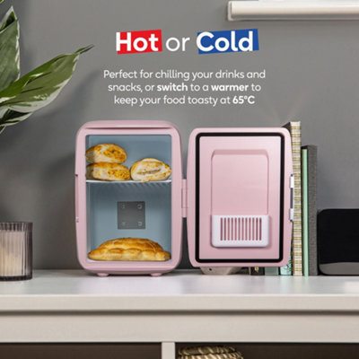Russell Hobbs Mini Cooler 4L Compact for Drinks Snacks & Makeup Pink RH4CLR1001P - 6