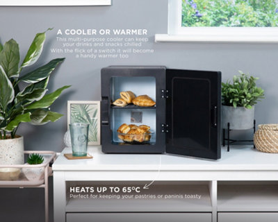 Russell Hobbs Mini Cooler 8L 10 Cans Portable for Drinks and Cosmetics Black RH8CLR8001B - 8