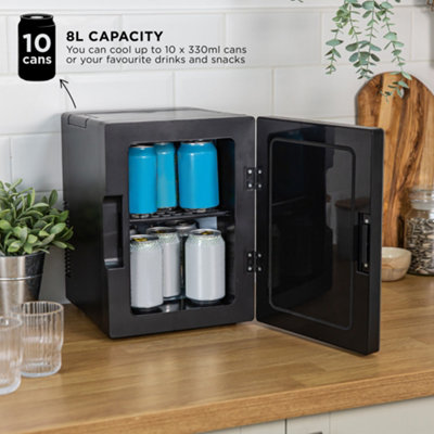 Russell Hobbs Mini Cooler 8L 10 Cans Portable for Drinks and Cosmetics Silver RH8CLR8001S - 3