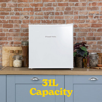 Russell Hobbs Mini Freezer White 31L Table Top Adjustable Thermostat ...