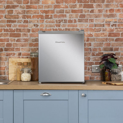 Russell Hobbs Mini Fridge 40 Litre Table Top Larder Fridge Stainless Steel Effect RHTTLDR2S - 7