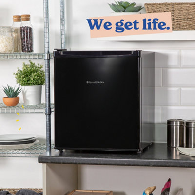 Russell Hobbs Mini Fridge 40L Black Quiet Larder Fridge RHTTLF2E1B - 8
