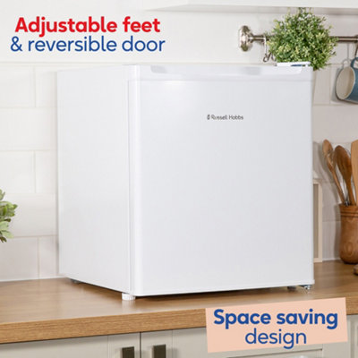 Russell Hobbs Mini Fridge 40L White Quiet Larder Fridge RHTTLF2E1W - 6