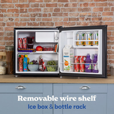 Russell Hobbs Mini Fridge 43 Litre Table Top Fridge Black RHTTLF1B - 6