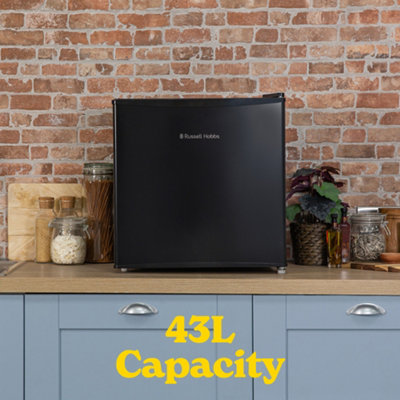 Russell Hobbs Mini Fridge 43L Table Top Fridge with Ice Box Black RHTTF0E1B - 5