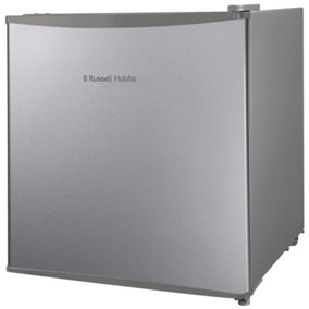 Russell Hobbs Mini Fridge 43L Table Top Fridge with Ice Box Silver RHTTF0E1SS