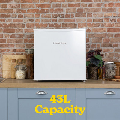 Russell Hobbs Mini Fridge 43L Table Top Fridge with Ice Box White RHTTF0E1W - 5