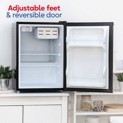 Russell Hobbs Mini Fridge 67L Black Table Top Cooler with Ice Box RH67TTLF0E1B