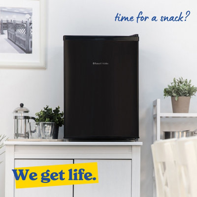 Russell Hobbs Mini Fridge 67L Black Table Top & Cooler with Ice Box RH67TTLF0E1B - 8