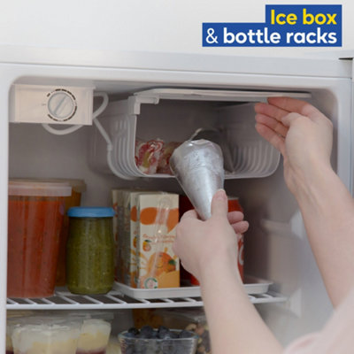 Russell Hobbs Mini Fridge 67L White Table Top & Cooler with Ice Box RH67TTLF0E1W - 6