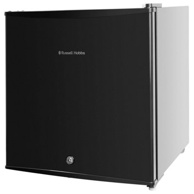 Russell Hobbs Mini Fridge and Cooler with Lock 43L Black Table Top RHTTF0E1B-LCK