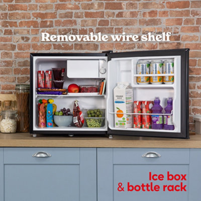 Russell Hobbs Mini Fridge and Cooler with Lock 43L Black Table Top RHTTF0E1B-LCK - 4