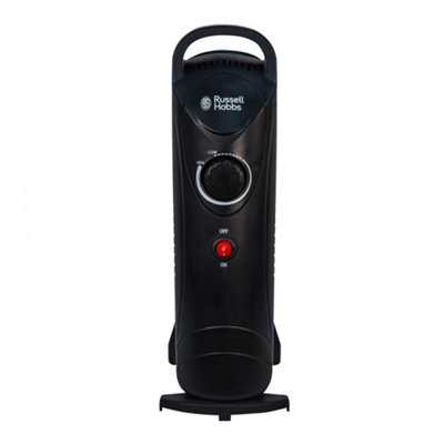 Russell Hobbs Oil Filled Radiator 650W 5 Fin Black RHOFR3001 | DIY at Bu0026Q