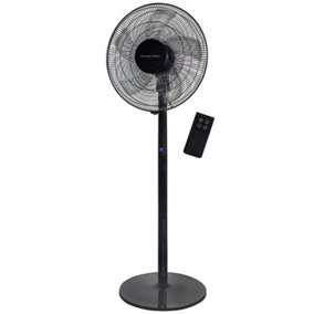 Russell Hobbs Pedestal Fan 3 in 1 Black Electric Cooling with Remote RHMPF3IN1B