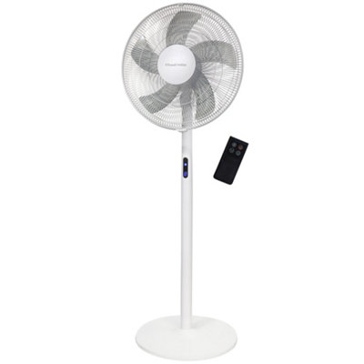 Russell Hobbs Pedestal Fan 3 in 1 White Electric Cooling with Remote RHMPF3IN1 Price Comparisons | Compare The Build