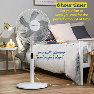 Russell Hobbs Pedestal Fan 3 in 1 White Electric Cooling with Remote RHMPF3IN1 - 3