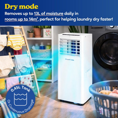 Russell Hobbs Portable 2-in-1 Air Conditioner with WiFi and Smartlife ...